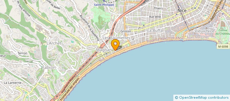 localisation de l'entreprise MAGNAN ASSISTANCES à NICE