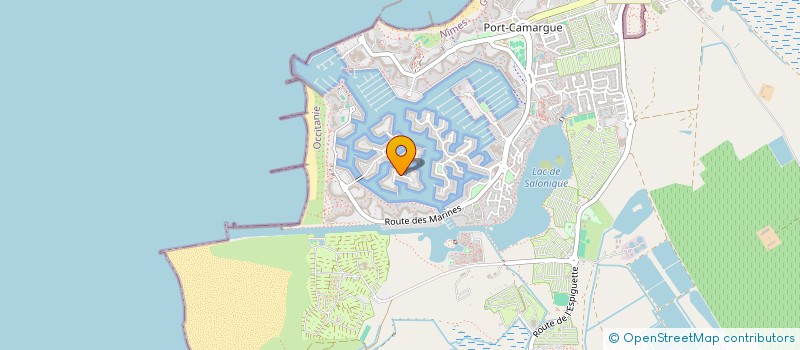 localisation de l'entreprise MAGNAN DESCHAMPES  LE GRAU-DU-ROI