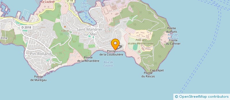 localisation de l'entreprise MAGNAN ST MANDRIER  SAINT-MANDRIER-SUR-MER