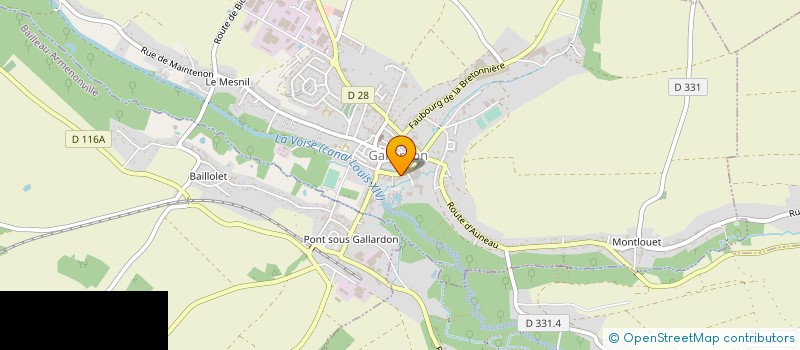 localisation de l'entreprise MAGNANI AGENCEMENT à GALLARDON
