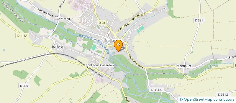 localisation de l'entreprise MAGNANI BOIS à GALLARDON