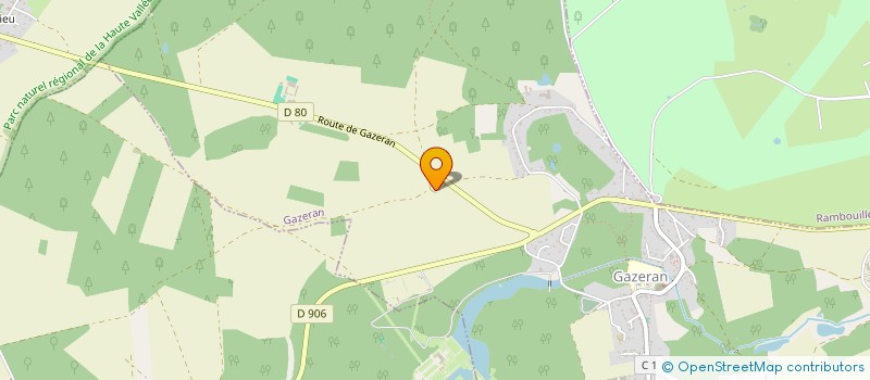 localisation de l'entreprise MAGNANI CHRISTOPHE BOIS DE CHAUFFAGE  GAZERAN