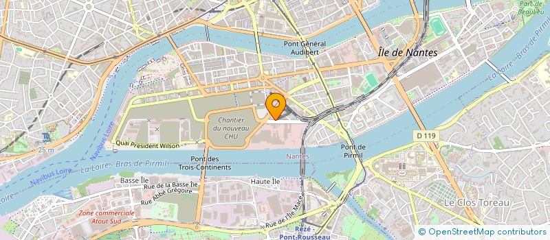 localisation de l'entreprise MAGNANIME à NANTES
