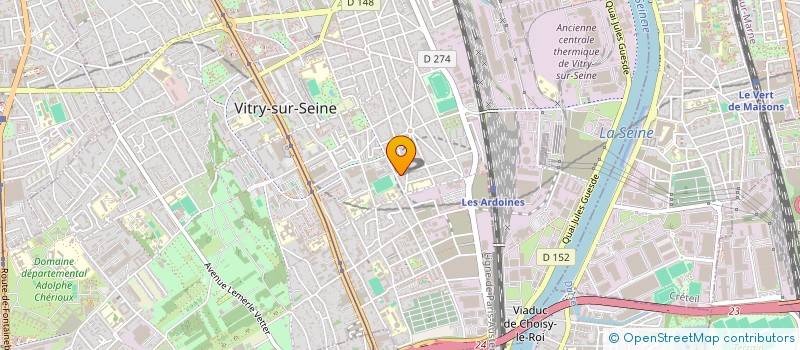 localisation de l'entreprise MAGNANTE LAURA  VITRY-SUR-SEINE