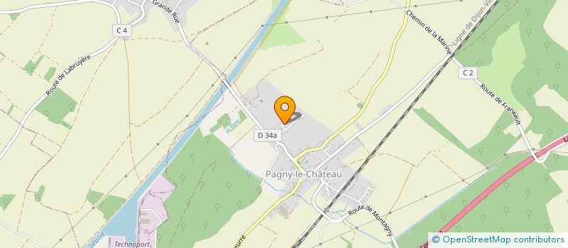 localisation de l'entreprise MAGNASTOCK à PAGNY-LE-CHATEAU