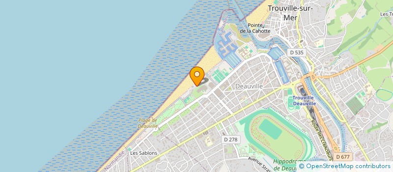 localisation de l'entreprise MAGNAT à DEAUVILLE
