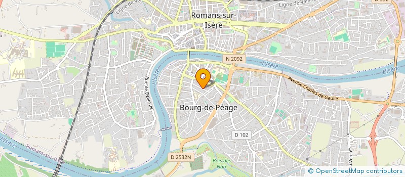 localisation de l'entreprise MAGNAT S.T.  BOURG-DE-PEAGE