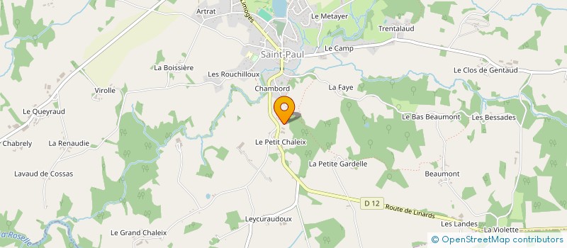 localisation de l'entreprise MAGNAVAL PAILLE FOURRAGE à SAINT-PAUL