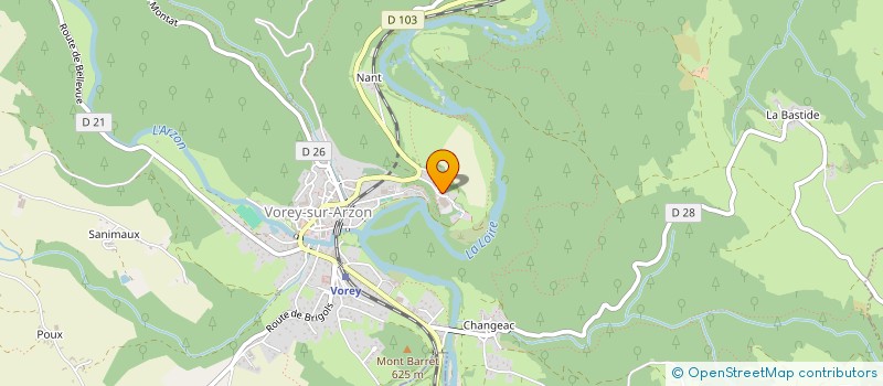 localisation de l'entreprise MAGNE  VOREY