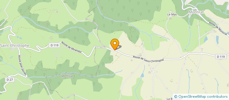 localisation de l'entreprise MAGNE à MONTIRAT