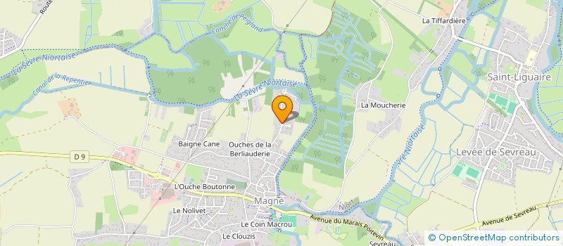 localisation de l'entreprise MAGNE IMMOBILIER  MAGNE