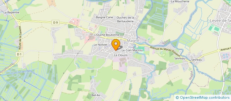 localisation de l'entreprise MAGNE JOUE  MAGNE