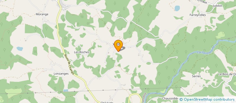 localisation de l'entreprise MAGNE VALLAT à LANOBRE