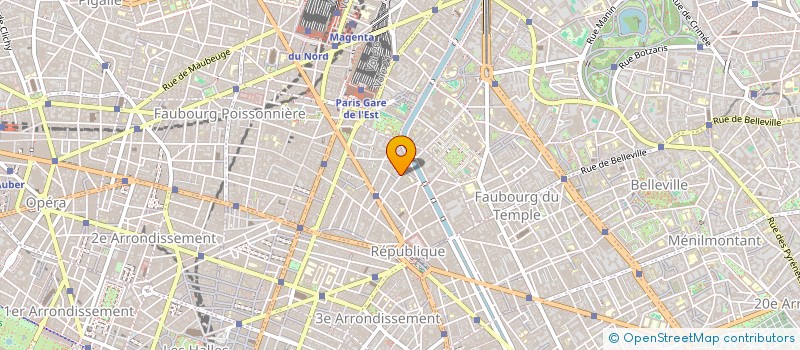 localisation de l'entreprise MAGNEDERM FRANCE à PARIS