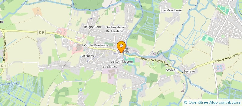 localisation de l'entreprise MAGNEDIS  MAGNE