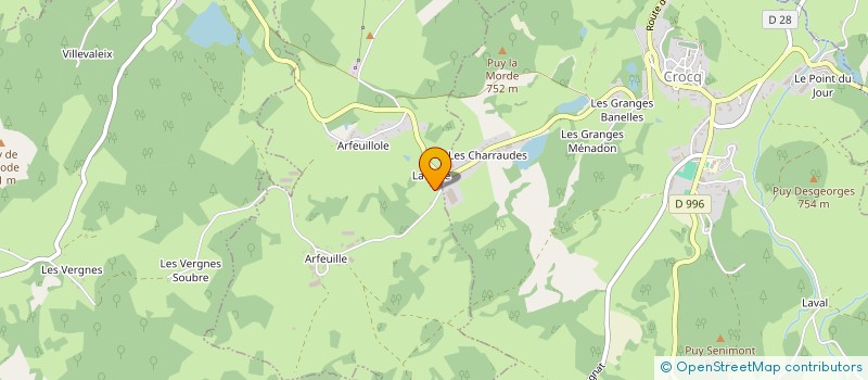 localisation de l'entreprise MAGNELU  SAINT-PARDOUX-D'ARNET