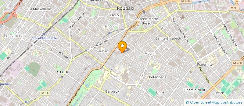 localisation de l'entreprise MAGNEMIS SARL  ROUBAIX