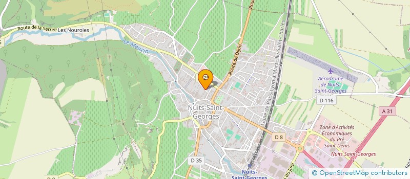 localisation de l'entreprise MAGNENET LOCATION à NUITS-SAINT-GEORGES