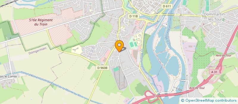 localisation de l'entreprise MAGNES  TOUL