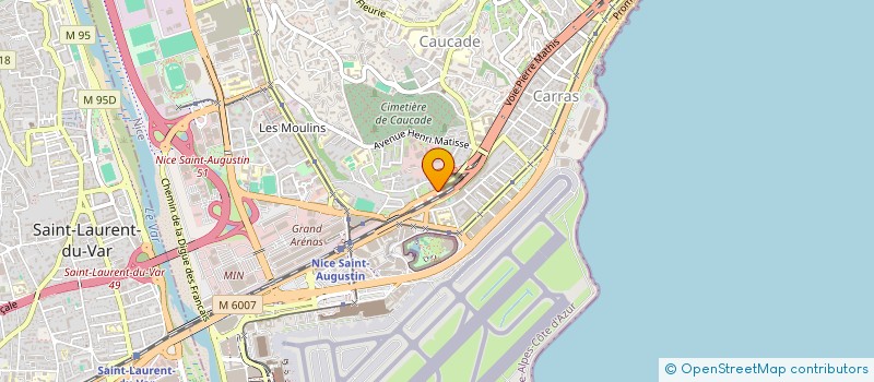 localisation de l'entreprise MAGNESIA POUR LINE NOUVELLE PAGE à NICE