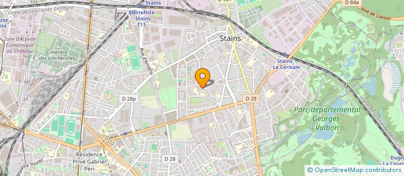 localisation de l'entreprise MAGNESSI  STAINS