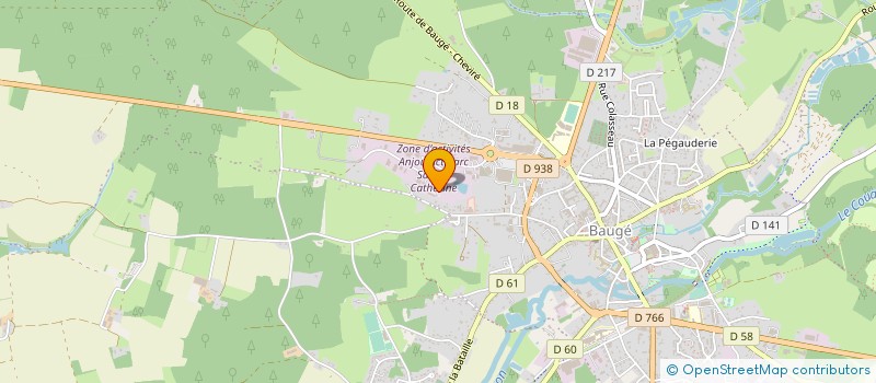 localisation de l'entreprise MAGNET CREATION  BAUGE-EN-ANJOU