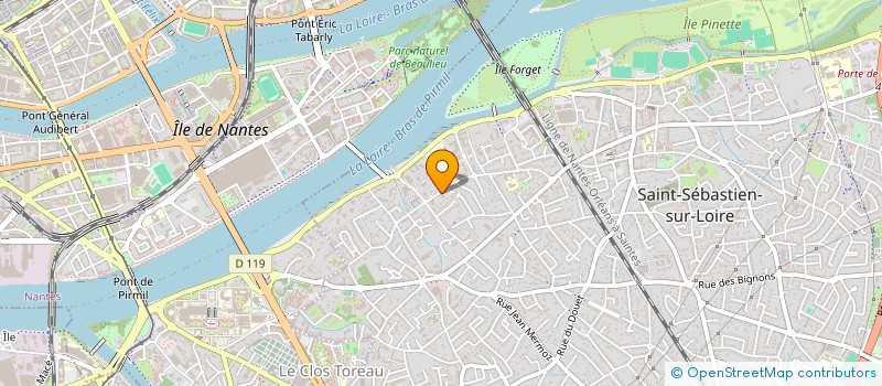 localisation de l'entreprise MAGNETAR DEV  SAINT-SEBASTIEN-SUR-LOIRE