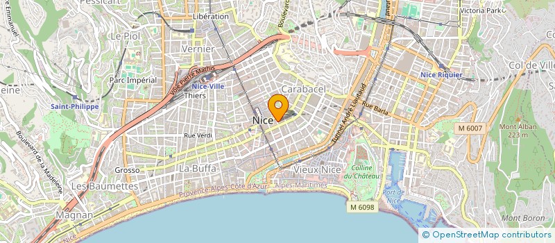localisation de l'entreprise MAGNETICASOFT à NICE