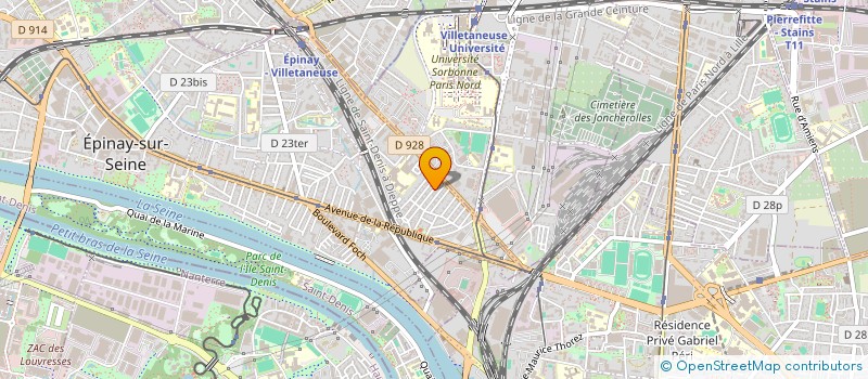 localisation de l'entreprise MAGNETIKO-GLYKOGENA SERVICE à EPINAY-SUR-SEINE