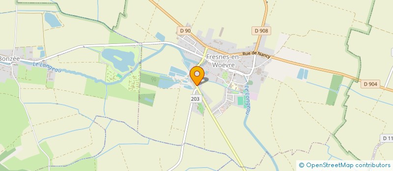 localisation de l'entreprise MAGNETITE  FRESNES-EN-WOEVRE