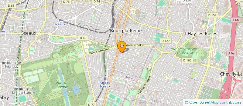 localisation de l'entreprise MAGNETO à BOURG-LA-REINE