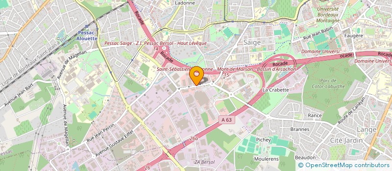 localisation de l'entreprise MAGNETO RESEARCH à PESSAC