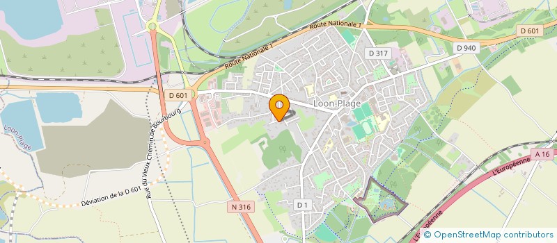 localisation de l'entreprise MAGNHEXST  LOON-PLAGE