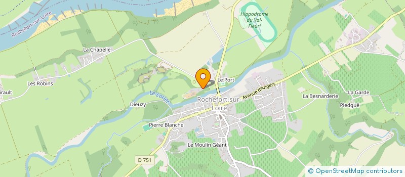 localisation de l'entreprise MAGNICELIS  ROCHEFORT-SUR-LOIRE