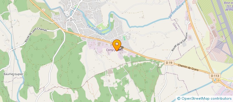 localisation de l'entreprise MAGNIEN ELECTRICITE GENERALE  GRANS