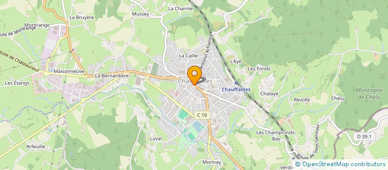 localisation de l'entreprise MAGNIEN J-L ET LACOTE M  CHAUFFAILLES