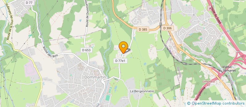 localisation de l'entreprise MAGNIER  DOMMARTIN