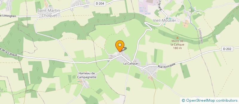 localisation de l'entreprise MAGNIER DAVID  VIEIL-MOUTIER