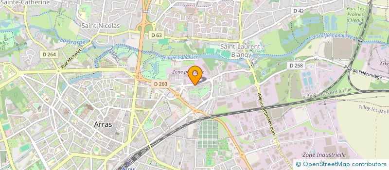 localisation de l'entreprise MAGNIEZ  SAINT-LAURENT-BLANGY