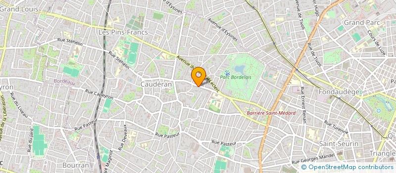 localisation de l'entreprise MAGNIFICAT 5  BORDEAUX