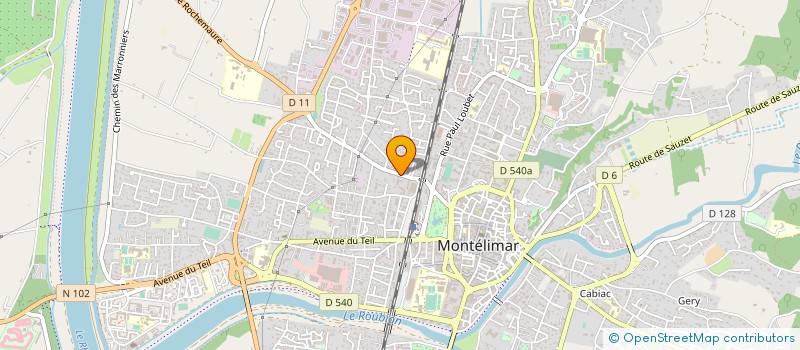 localisation de l'entreprise MAGNIFIKA à MONTELIMAR