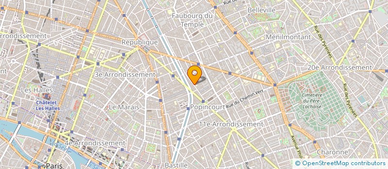localisation de l'entreprise MAGNIFLORA à PARIS