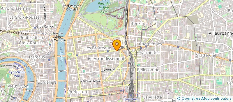 localisation de l'entreprise MAGNIN FILS & FILLE  LYON