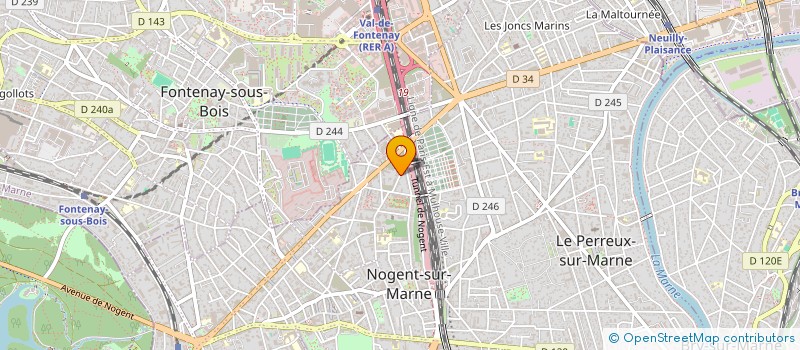 localisation de l'entreprise MAGNIN MENUISERIES  NOGENT-SUR-MARNE