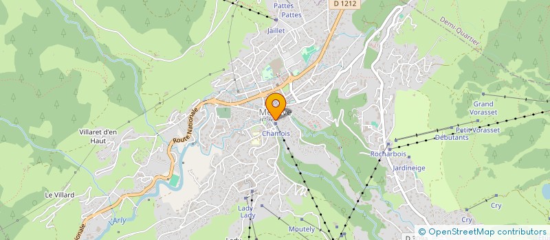 localisation de l'entreprise MAGNIN SPORTS  MEGEVE