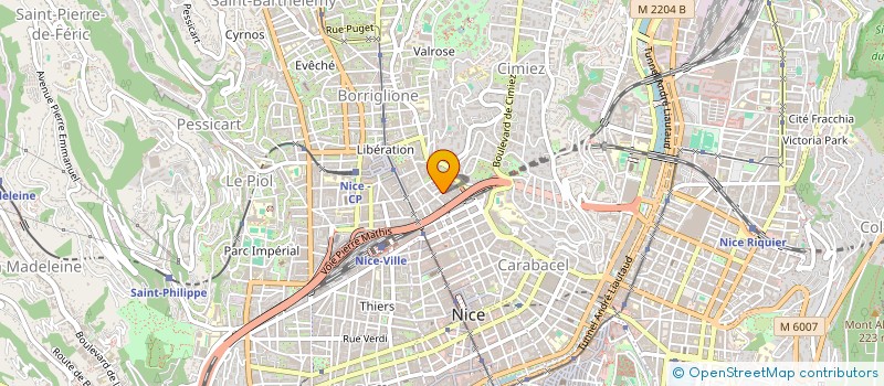 localisation de l'entreprise MAGNIOC à NICE