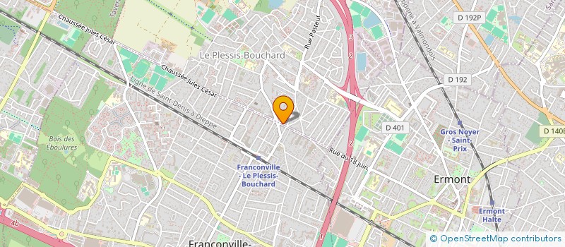 localisation de l'entreprise MAGNIOLA à LE PLESSIS-BOUCHARD
