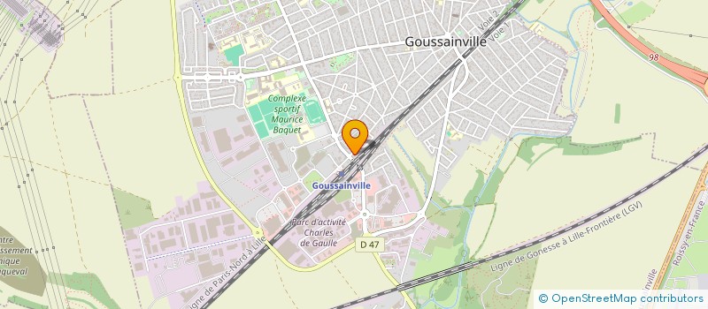 localisation de l'entreprise MAGNIOLIA NETTOYAGE  GOUSSAINVILLE