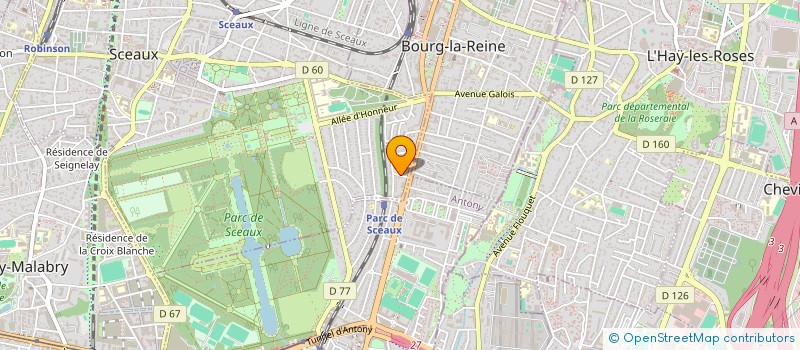 localisation de l'entreprise MAGNITUDE à SCEAUX