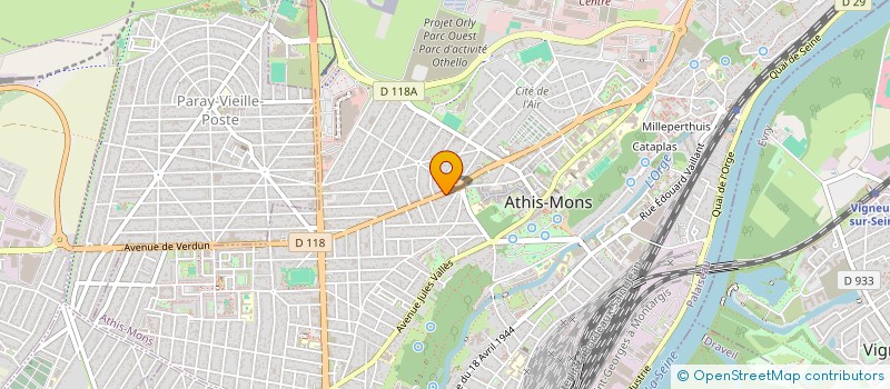 localisation de l'entreprise MAGNITUDE à ATHIS-MONS